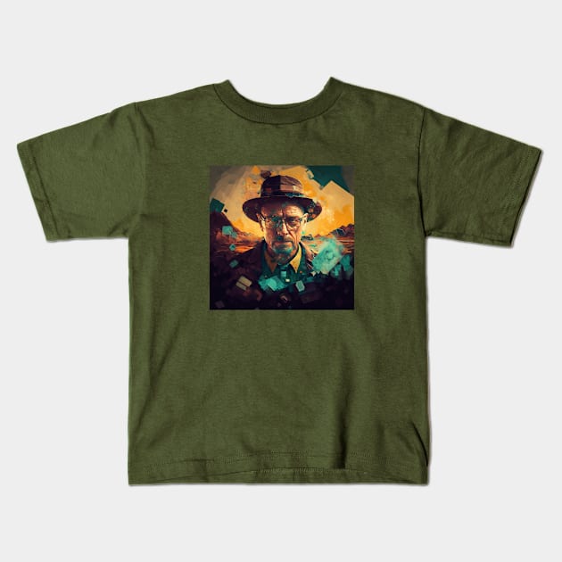 Illustration of Walter White Kids T-Shirt by KOTYA